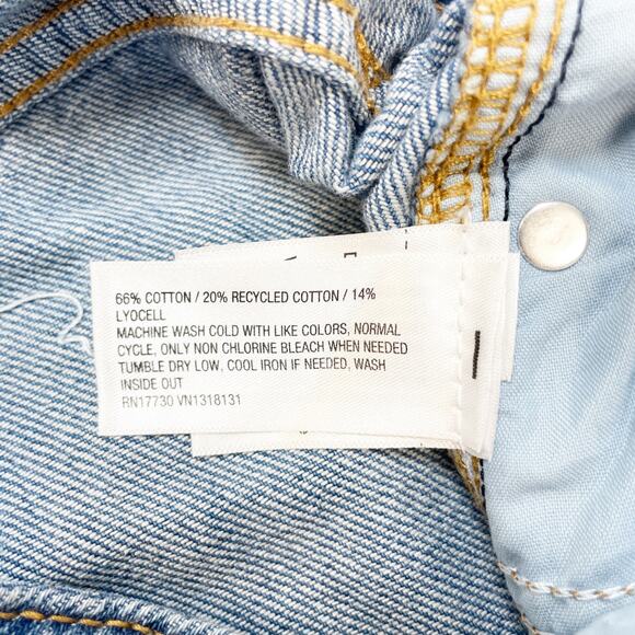 Wild Fable Women's Mid Rise Wide Leg Cargo Baggy Jeans Medium Wash Size 0 - Picture 7 of 7